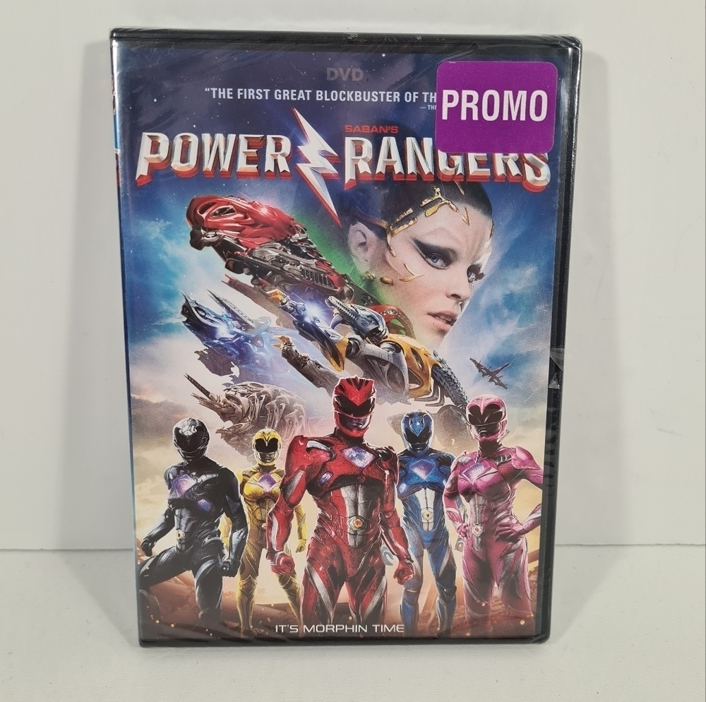 Saban's Power Rangers DVD 2017 It's Morphin Time Sealed PG 13